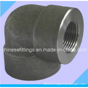 6000lbs Carbon Steel Forged Fittings Female Thread Screw Elbow